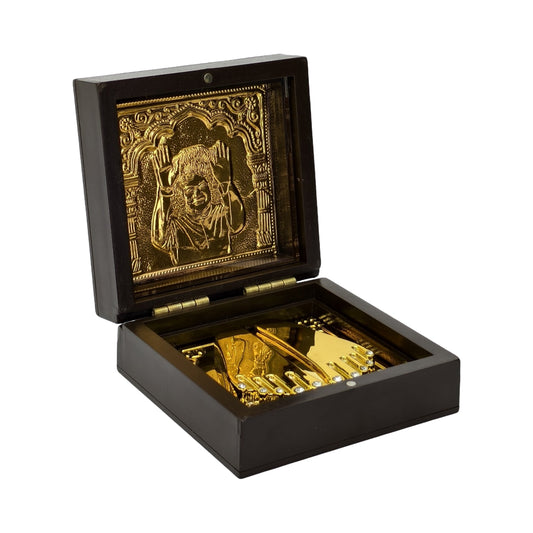 Gold Plated Pooja Box