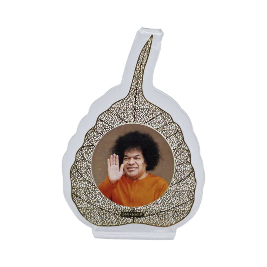 Golden Leaf Sai Baba Stand
