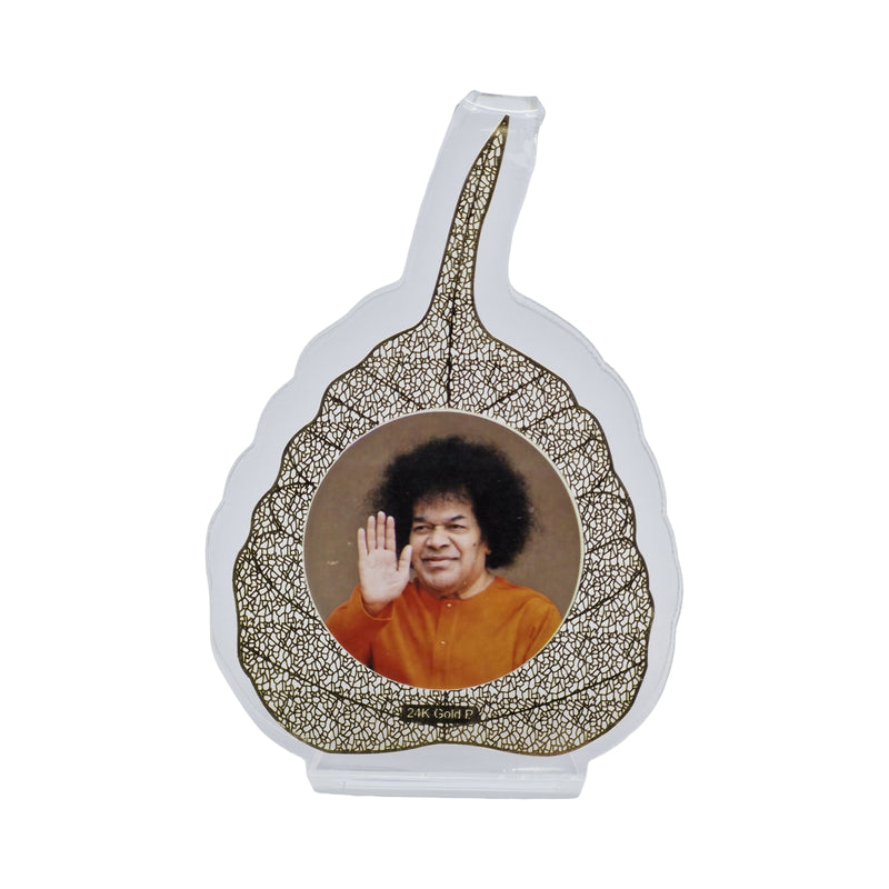 Golden Leaf Sai Baba Stand