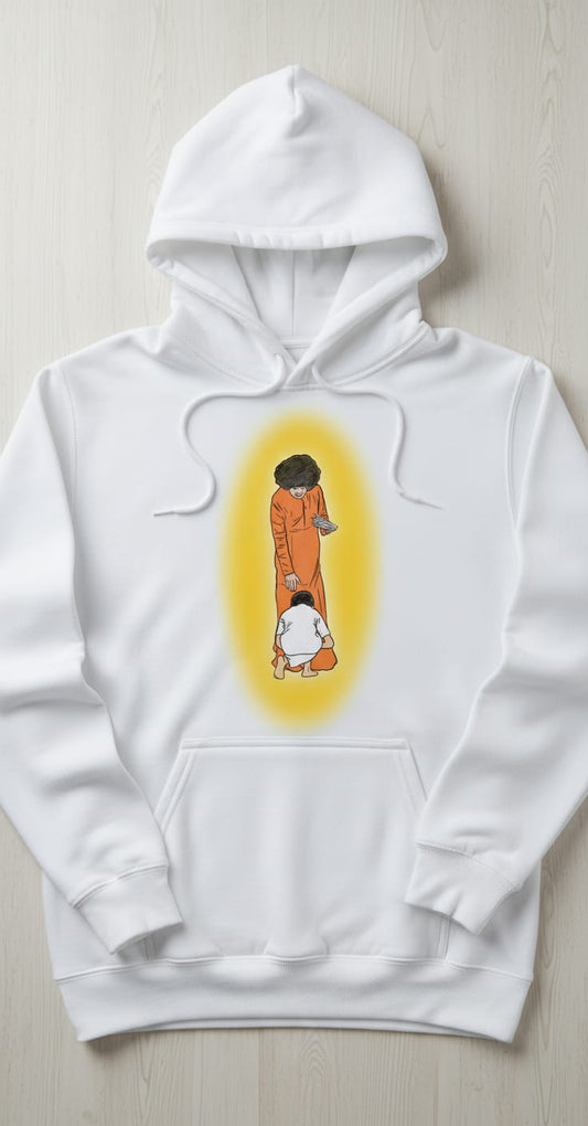 Polycotton Hoodie with Zipper