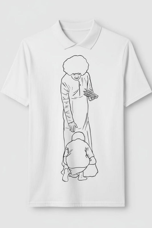 Polyester Honeycomb Polo T-Shirt