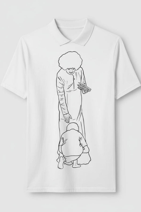 Polyester Honeycomb Polo T-Shirt