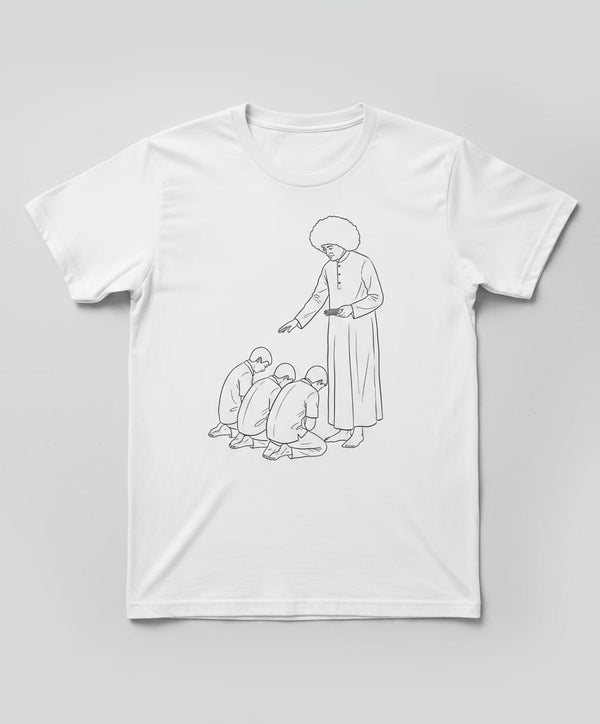 Round Neck Dot Knit T-Shirt